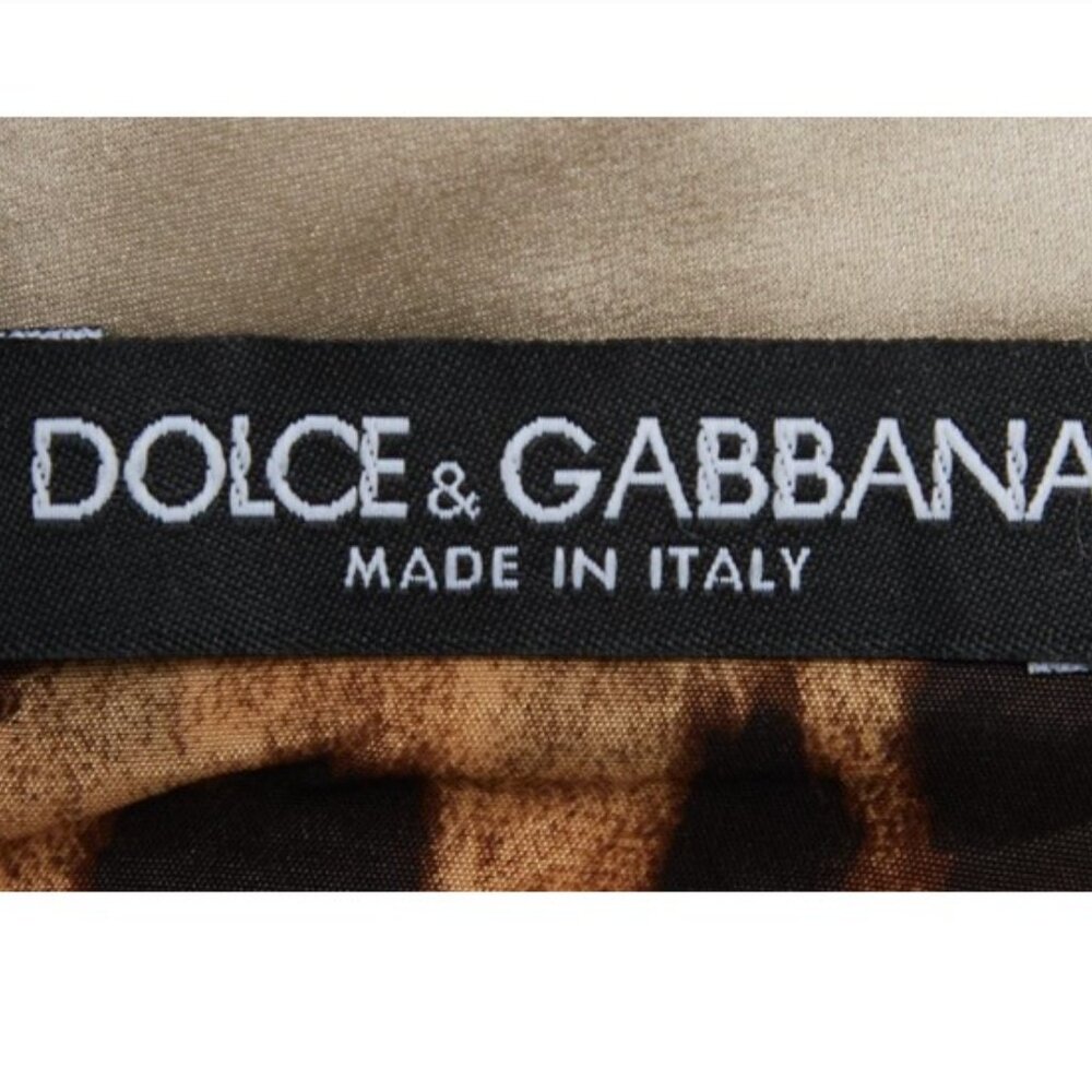 Dolce & Gabbana Y2K Vintage 2003 Khaki Lace Up Corset Dress Sz IT 44 (US 8) S/S - Picture 12 of 13